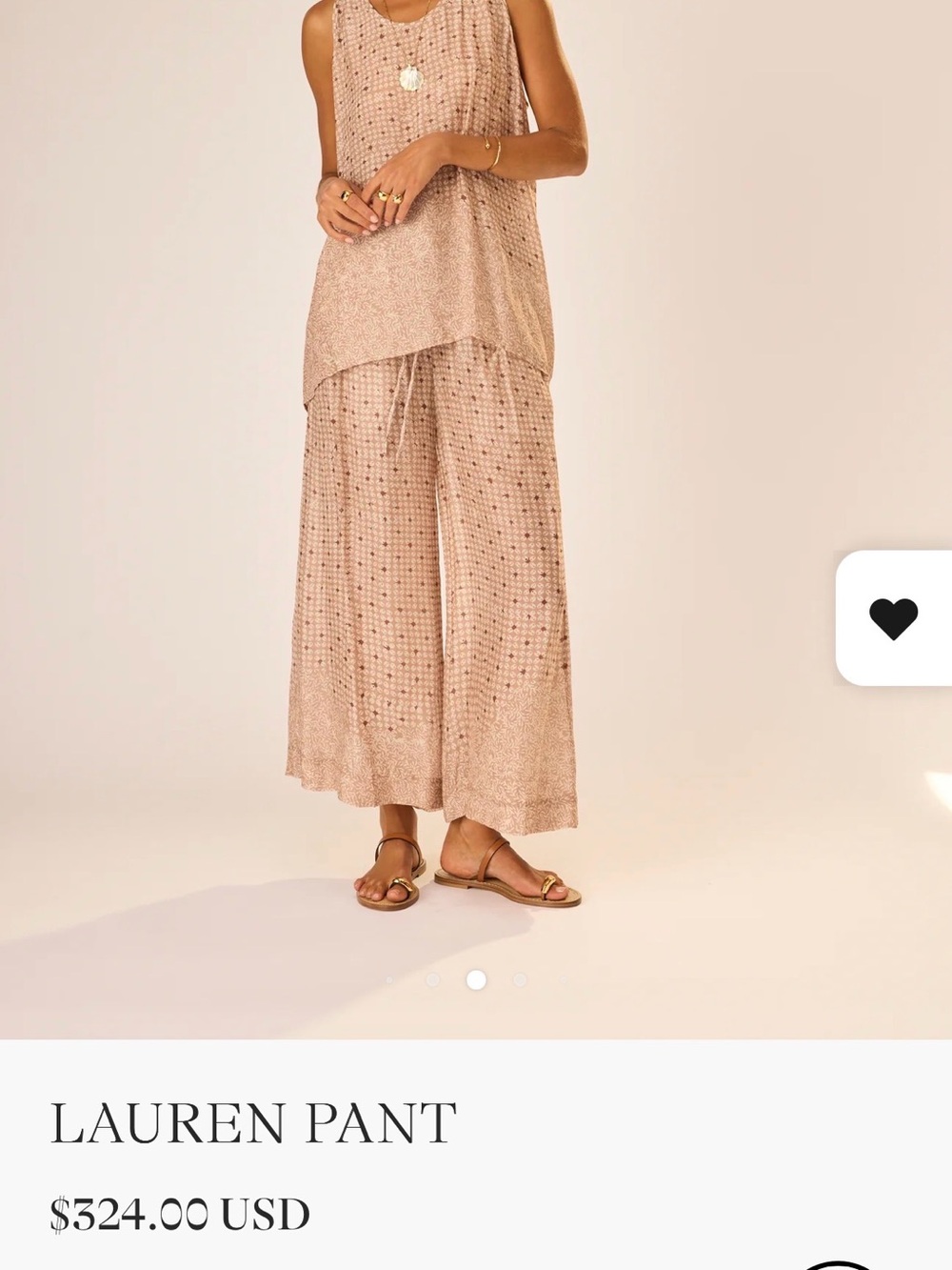 Lauren Wide-Leg Pant - Blue